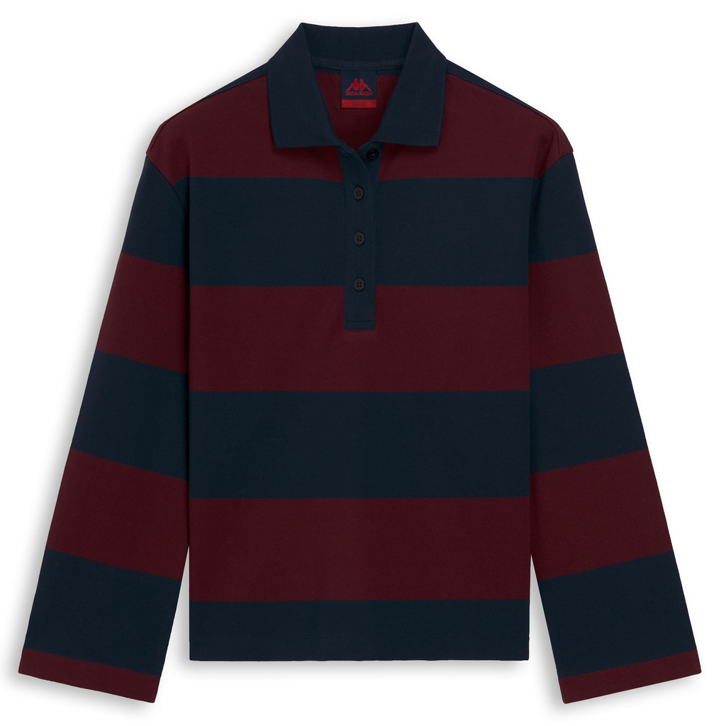 MATHILDE - Polo Shirts - Polo - Woman - Blue Iris-Red Dahlia