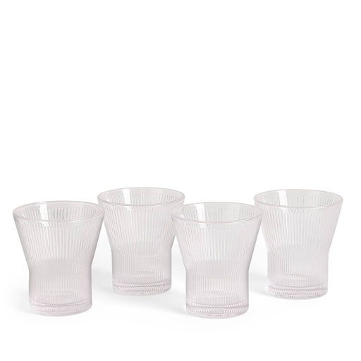 Lambeth Tumbler Clear, Set of 4